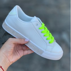 ДАМСКИ КЕЦОВЕ - 2507-957201202 WHITE/GREEN