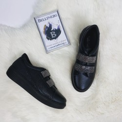 ДАМСКИ КЕЦОВЕ - 0311-301202102 BLACK-PU