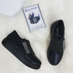 ДАМСКИ КЕЦОВЕ - 0311-398202104 BLACK-PU